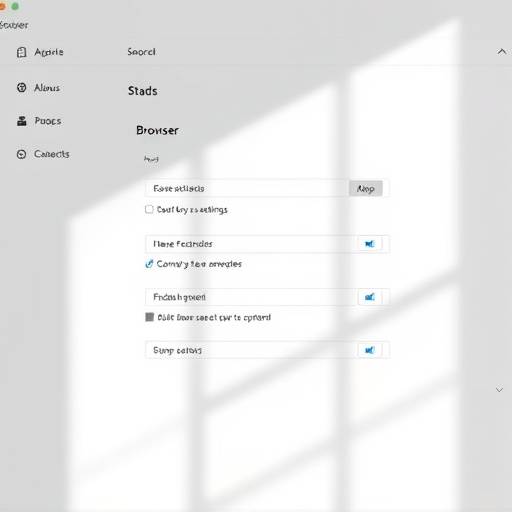 Imagen de configuración del navegador